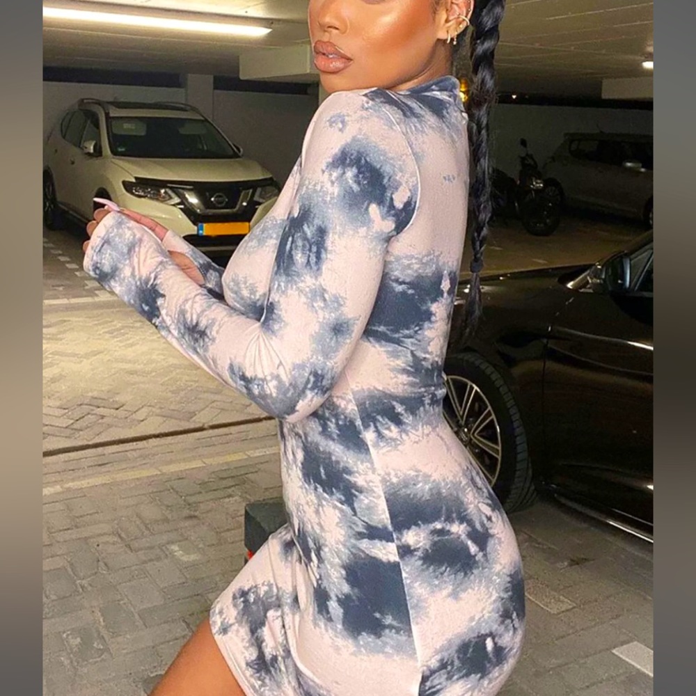 Fashion Nova Dress tie die